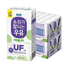상품 이미지: 매일 소화가 잘되는 저지방 우유 190ml 48팩