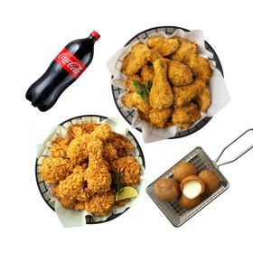 상품 이미지: (BHC) 뿌링클+후라이드+치즈볼+콜라1.25L