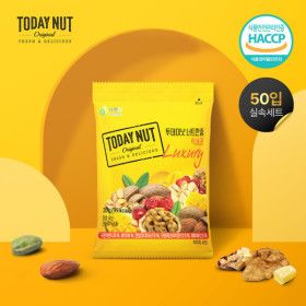 상품 이미지: 투데이넛 너트한줌 럭셔리 하루견과 실속형 20gx50봉 / 매일 한줌 믹스넛 사무실 간식