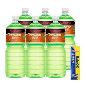 상품 이미지: 불스원 레인OK 프리미엄 에탄올워셔 1.8L 6개 +사은품(유막제거제 1회용)증정