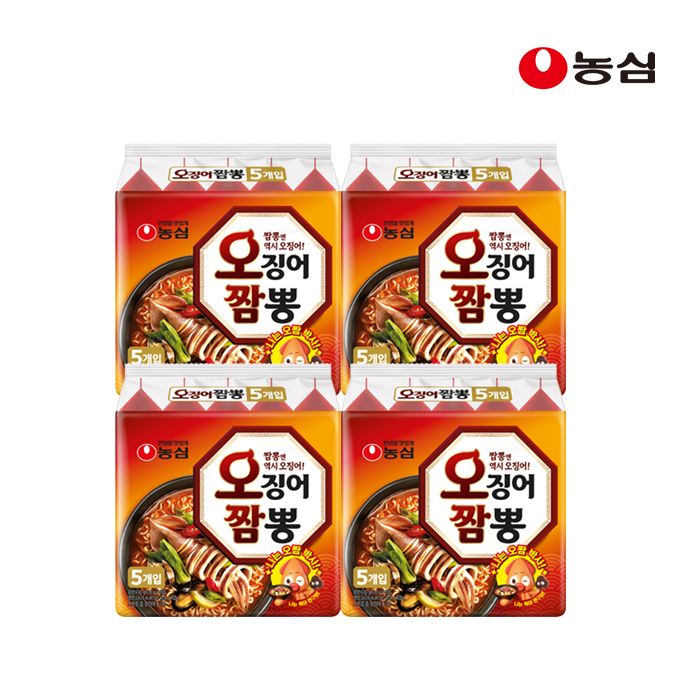 상품 이미지: 농심 오징어짬뽕 124g, 20개