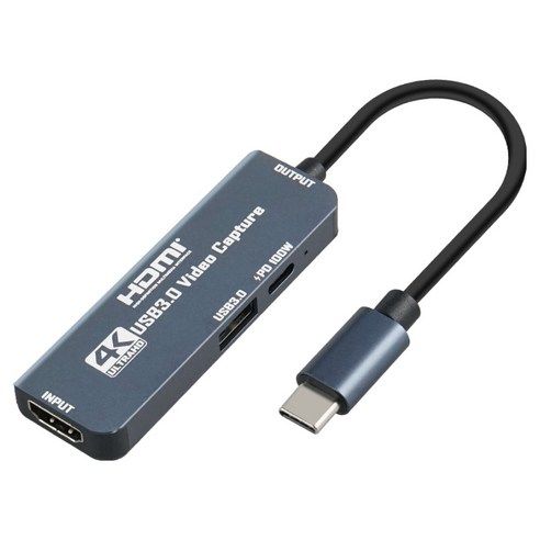 상품 이미지: 컴스 USB 30 5Gbps PD 100W C타입 HDMI 캡쳐보드