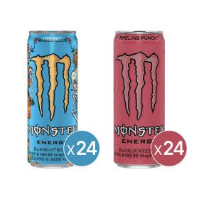 상품 이미지: (현대홈쇼핑)몬스터 에너지 망고로코 355ml 캔 24개+몬스터 에너지 파이프라인펀치 355ml 캔 24개