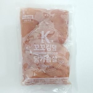 상품 이미지: 꼬꼬킹덤 냉동 닭가슴살 500g 10개 국내산 닭고기