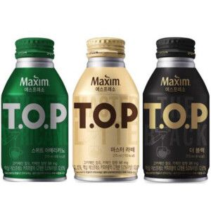 상품 이미지: 맥심TOP275ml 혼합20캔 원두캔커피음료 티오피 블랙 라떼 아메리카노