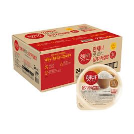 상품 이미지: [CJ] 햇반 윤기가득쌀밥 210g, 24입, 1개