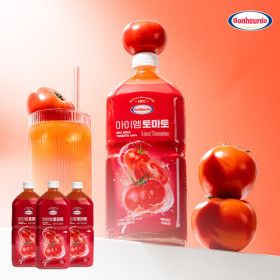 상품 이미지: 보넬드 아이엠 토마토 (100% NFC 착즙) 주스 즙 원액 1L 3병 (물X 첨가물X / 1병에 토마토 14개 착즙)