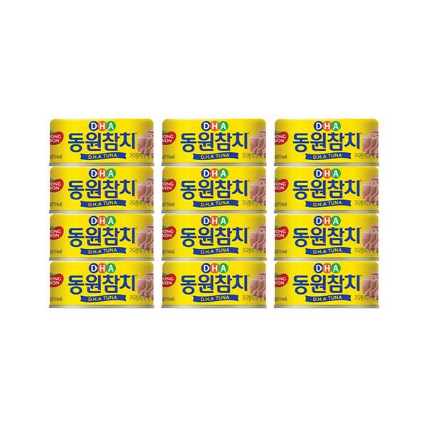 상품 이미지: 동원 DHA참치 150g, 4입, 3개 (총 12개)