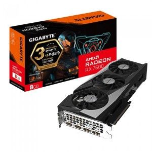상품 이미지: 기가바이트 GIGABYTE 라데온 RX 7600 Gaming OC D6 8GB 제이씨현