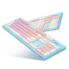 상품 이미지: 마이크로닉스 게이밍 기계식 키보드 EX580 크리스탈 파스텔 광축 EX580 크리스탈