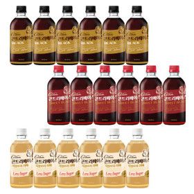 상품 이미지: 칸타타 콘트라베이스 콜드브루블랙+저칼로리 라떼+스위트블랙 각 6pet(총 18pet)