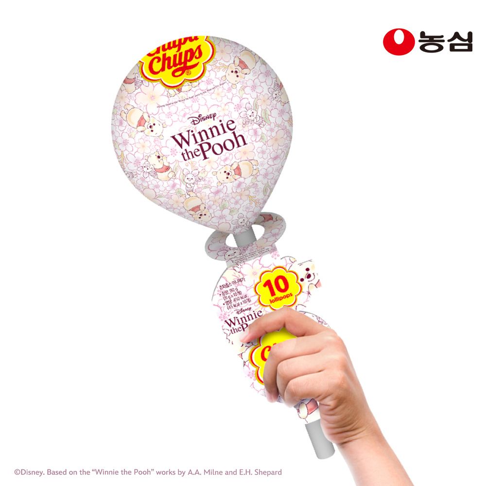 상품 이미지: 츄파춥스 미니메가 (2입) 곰돌이푸 에디션