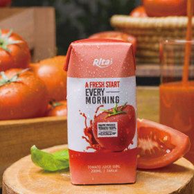 상품 이미지: RITA 100% 착즙 토마토 쥬스 200ml 72팩