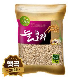 상품 이미지: (신선집중) 국산 늘보리 5kg / 2025년 햇곡 / 10kg 구매시 사은품 증정