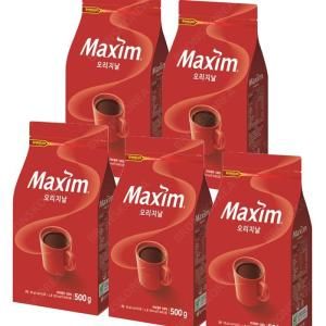 상품 이미지: 동서 맥심 오리지날 500g X 5개 블랙 알커피 리필용