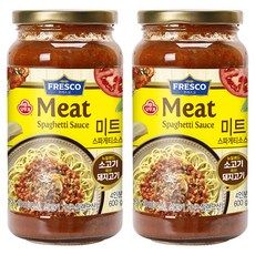 상품 이미지: 오뚜기프레스코 미트 스파게티소스, 600g, 2개