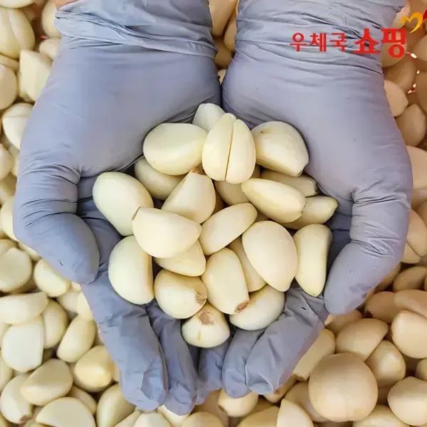 상품 이미지: [우체국쇼핑] 25년 무안 황토골 국산 깐마늘 1kg (소 , 대)