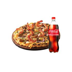 상품 이미지: (도미노피자) (오리지널)블랙타이거슈림프 L + 콜라1.25