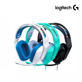 상품 이미지: 로지텍코리아 G335 유선 게이밍 헤드셋 초경량 240g 민트 /블랙/화이트