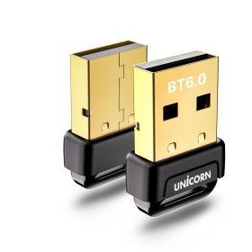 상품 이미지: 고성능 블루투스 동글이 v6.0 USB 초소형 어댑터 저지연 멀티페어링 무선 송수신기 PC 컴퓨터 게임용 연결