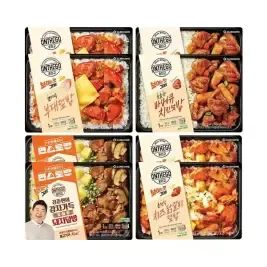 상품 이미지: 온더고 혼합8(부대덮밥2,바베큐치킨2,돼지덮밥2,치즈닭갈비2)