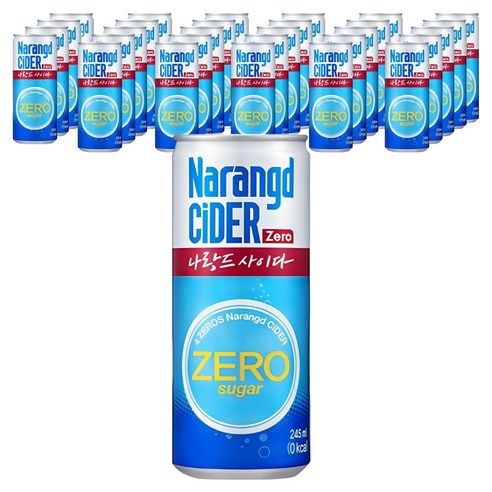 상품 이미지: 나랑드사이다 제로, 245ml, 30개