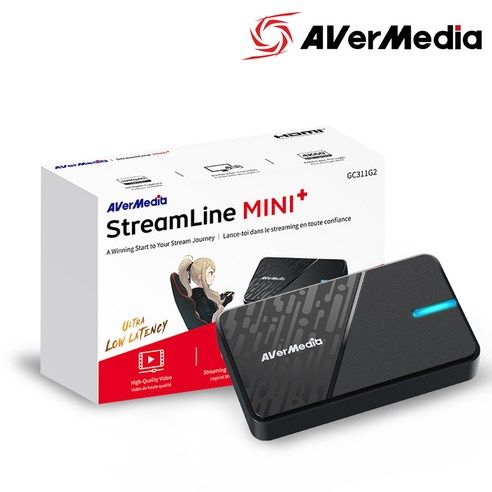상품 이미지: 에버미디어 GC311G2 SteamLine Mini+ 외장형 캡쳐보드