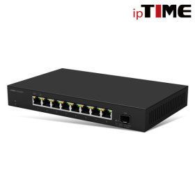 상품 이미지: IPTIME HG25008T1 8포트 스위칭허브 10/100/1000/2.5Gbps 10Gbps SFP 1포트 스타배송