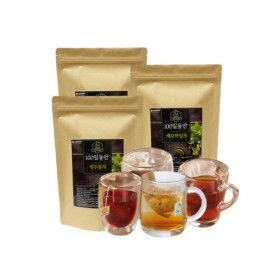 상품 이미지: (100일 삼각티백) 1+1 골라담기/작두콩차 캐모마일차 호박팥차 메리골드차 루이보스티 18종 서울시 우수상품