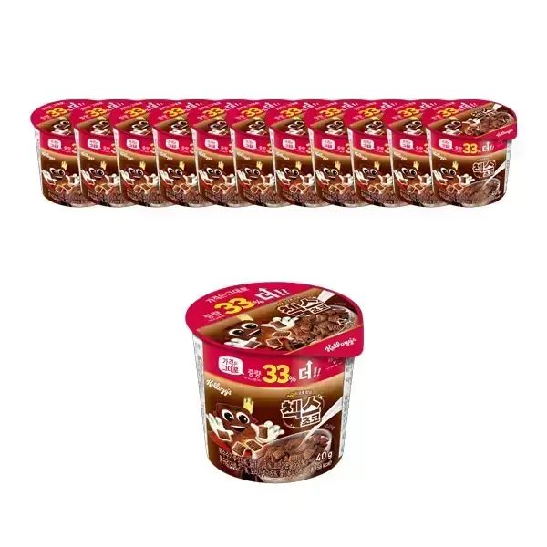 상품 이미지: 켈로그 첵스초코 컵시리얼, 40g, 12개