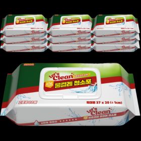 상품 이미지: (G라이브특가) 물걸레청소포 특대형 10팩/ 총300매 (팩당 30매) 고급형 베이킹소다 항균