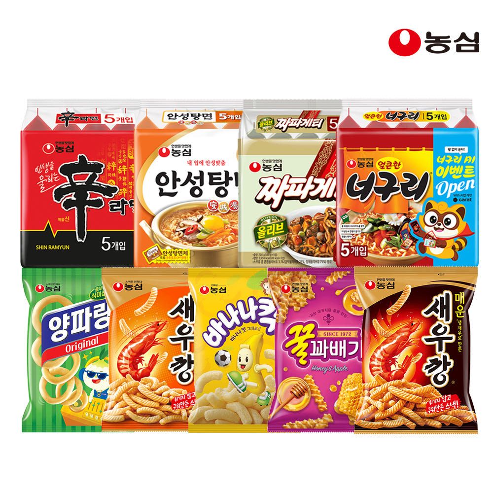 상품 이미지: 농심 봉지라면, 스낵(4입) 신라면멀티팩 외 인기상품 골라