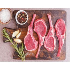 상품 이미지: 초특가 어린양 양갈비 숄더랙 2kg 캠핑 홈파티 집들이 바베큐 깔끔한 커팅 진공(뉴질랜드호주산) 쯔란서비스