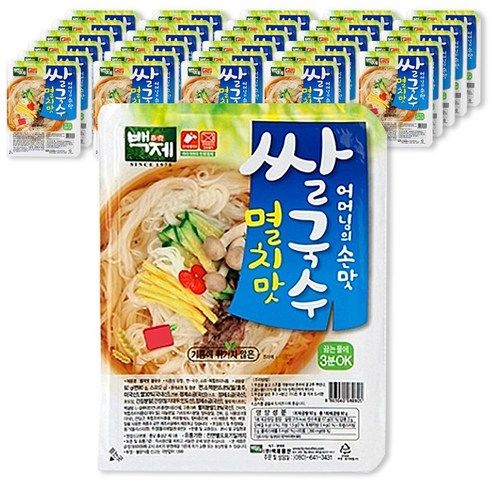 상품 이미지: 백제 즉석쌀국수, 92g, 30개