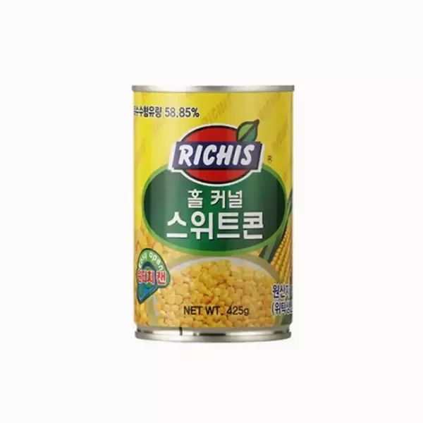 상품 이미지: (주)동서 리치스 홀 커널 스위트콘 425g × 24캔 (1박스)