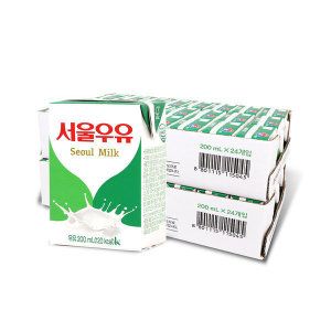 상품 이미지: (5% 결제할인)서울우유 멸균우유 200ml 24입+24입 (2박스)