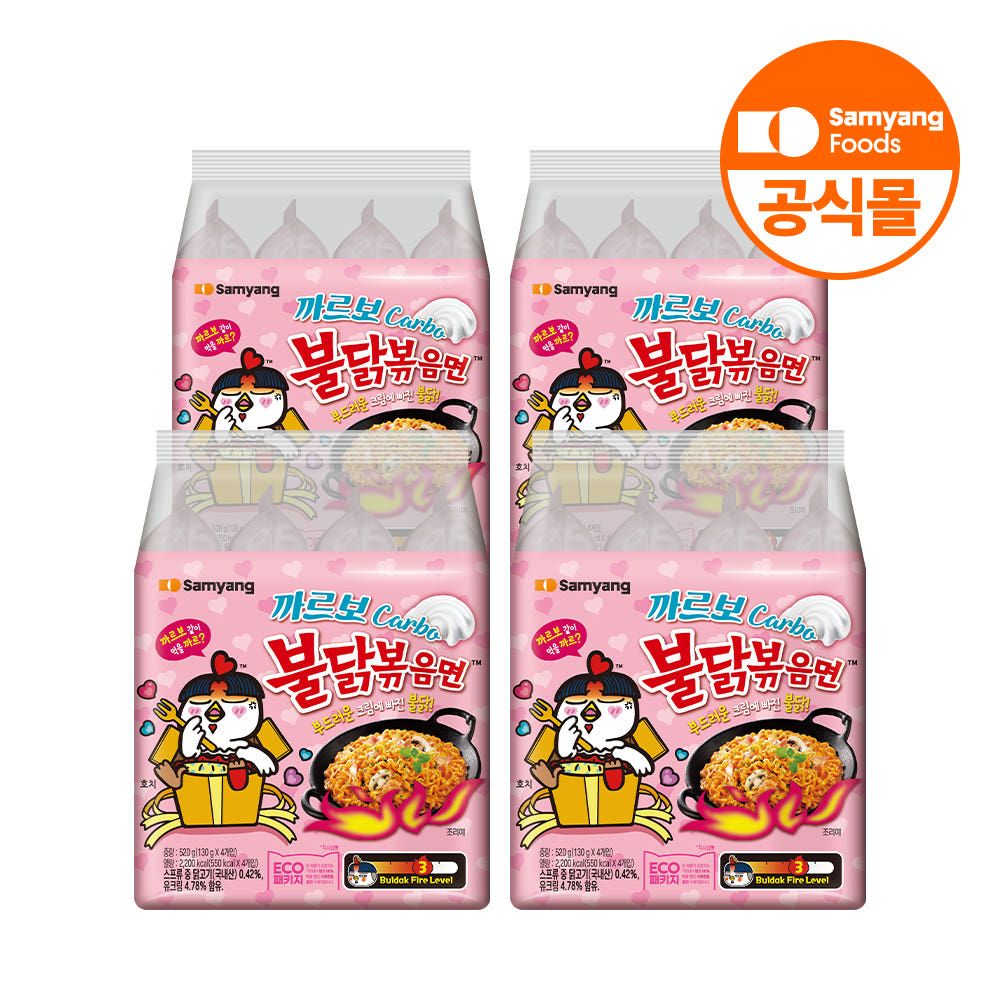 상품 이미지: 삼양식품 까르보불닭볶음면 130g, 16개