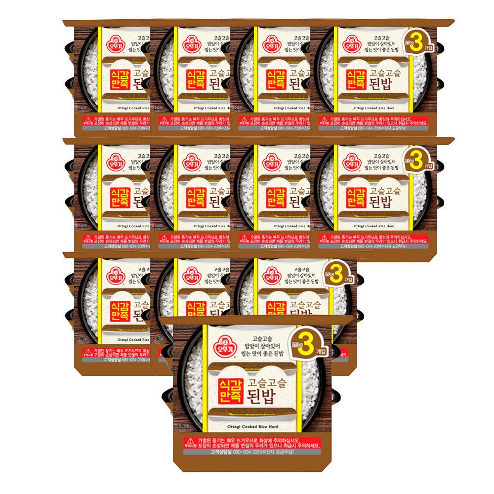 상품 이미지: 오뚜기 오뚜기밥 식감만족 고슬고슬된밥 210g, 36개