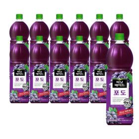 상품 이미지: 미닛메이드 포도 1.5L 12페트 (1박스)