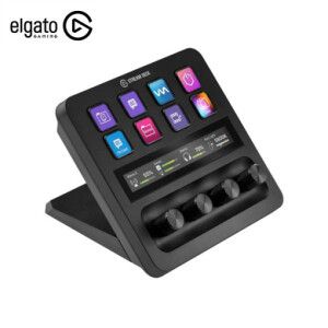 상품 이미지: 정품 엘가토 Elgato Stream Deck + 스트림덱 플러스 다이얼 LCD 컨트롤러 블랙
