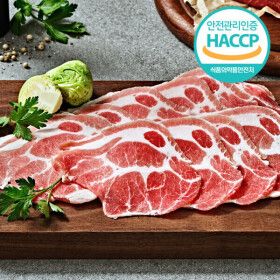 상품 이미지: (신선집중) 누리푸드 The 고소한 미국산 대패목삼겹 250g x 6팩(총1.5kg)