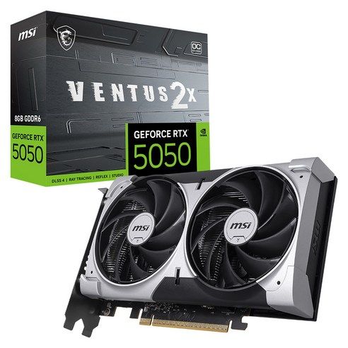 상품 이미지: MSI 지포스 RTX 5050 벤투스 2X OC D6 8GB