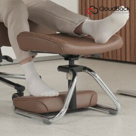 상품 이미지: 클라우드백 마이풋서포트 컴퓨터 사무실 책상 발받침대 의자 다리 발판 풋스툴 2단 클라우드백 신제품 출시