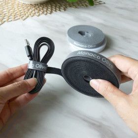 상품 이미지: 잘라쓰고 다시쓰고 벨크로 케이블 타이 5M+5M