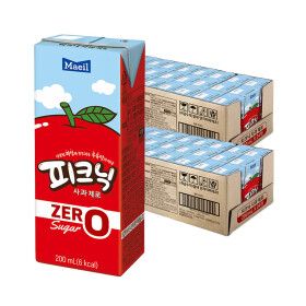 상품 이미지: 피크닉 제로 사과 200ml 48개