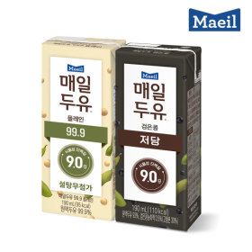 상품 이미지: 매일두유 혼합 99.9 190ml 24팩+검은콩 190ml 24팩 48팩 모음딜