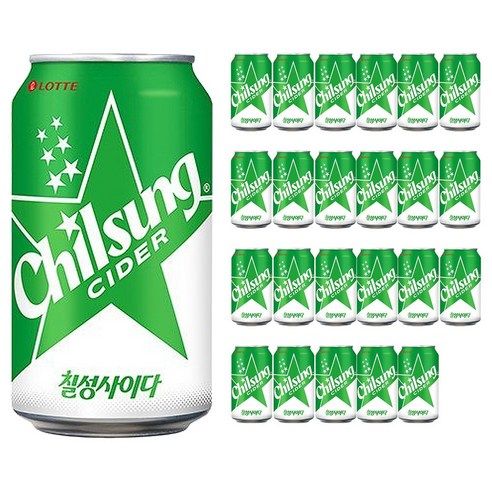 상품 이미지: 칠성사이다, 350ml, 24개