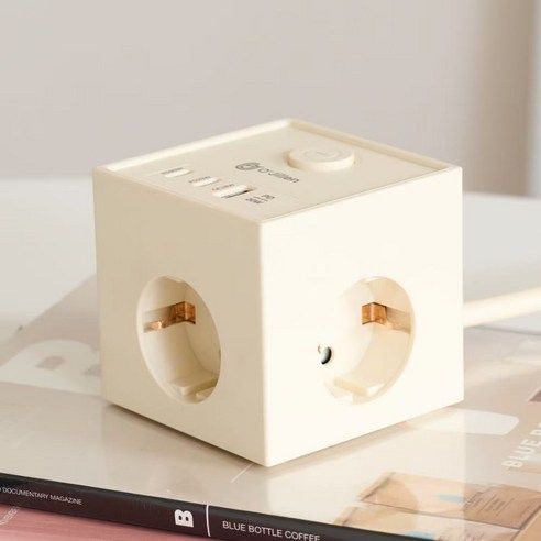 상품 이미지: 오지렌 고성능 USB C타입 고속충전 고용량 큐브 멀티탭 콘센트