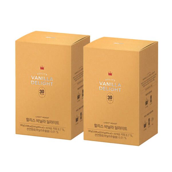 상품 이미지: 할리스 바닐라 딜라이트, 30개입, 2개