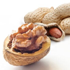 상품 이미지: (신선집중) 정월대보름 부럼 피땅콩500g+피호두200g 세트 25년산